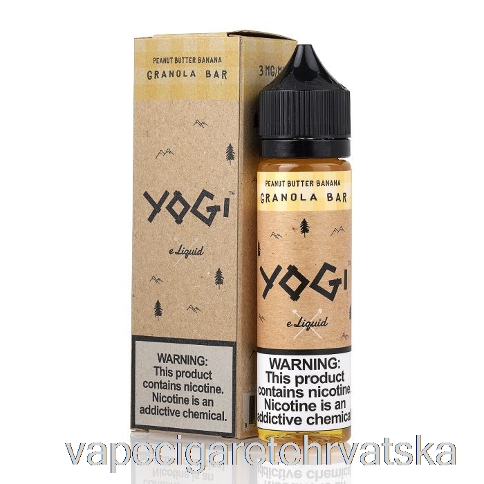 Vape Hrvatska Maslac Od Kikirikija Banana Granola Bar - Yogi E-tekućina - 60ml 6mg